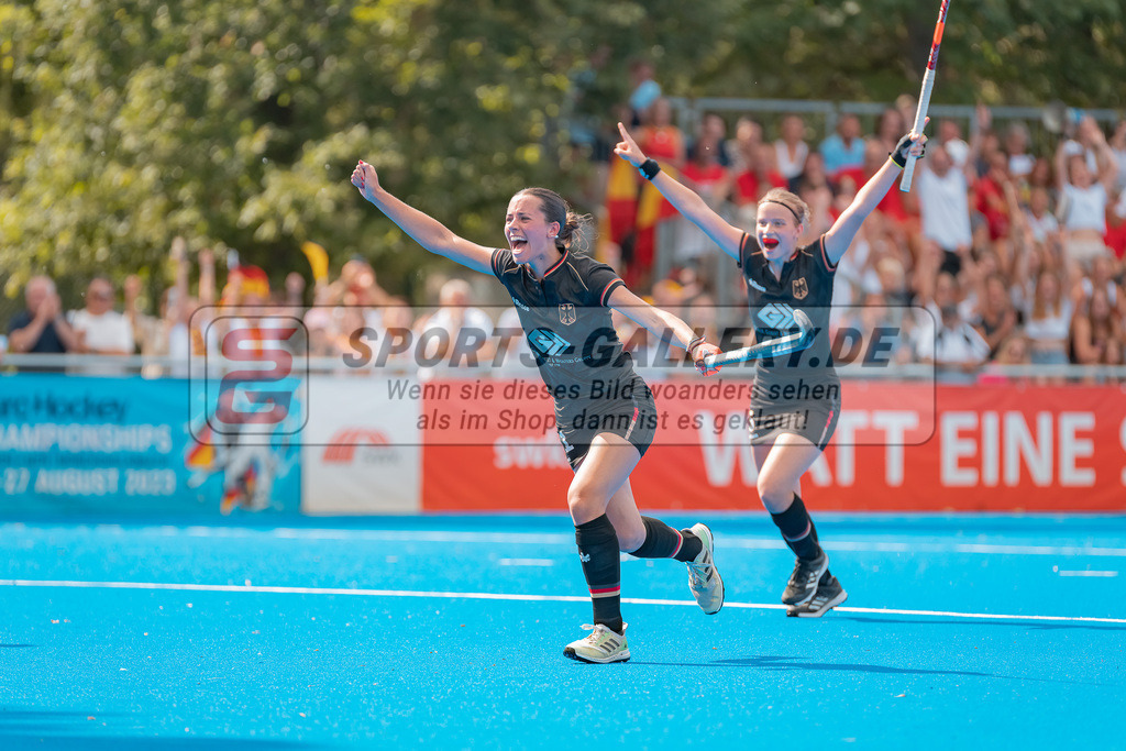 HK_20230715_102707 | Euro Hockey WU18 SF2 Spain vs Germany Championship Girls &amp; Boys am 15.7.2023 CHTC , Krefeld ,