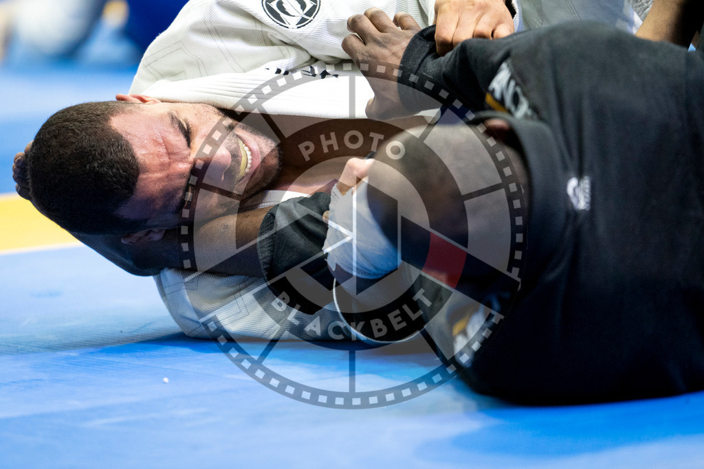 20240121PBB5893 | Fighters compete during the second day of the IBJJF European Championship in Paris, France, on January 21, 2024.