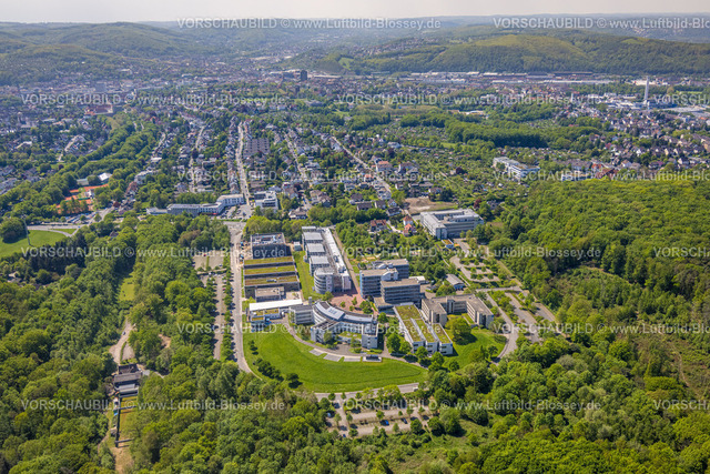 Hagen230501958 | Luftbild, FernUniversität Campus, Hochschulviertel, Hagen, Sauerland, Nordrhein-Westfalen, Deutschland
