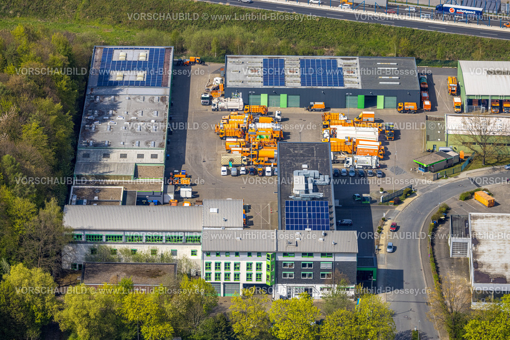 Bochum230404324 | Luftbild, UmweltService Bochum (USB), Entsorgung und Verwertung, Querenburg, Bochum, Ruhrgebiet, Nordrhein-Westfalen, Deutschland