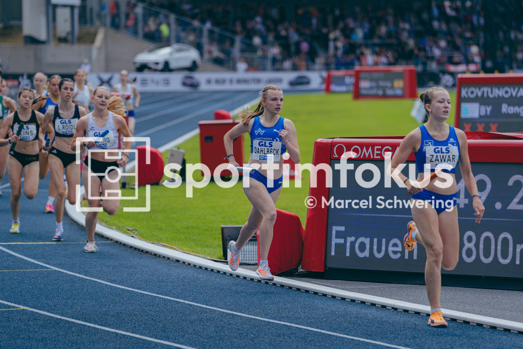 Deutsche Meisterschaften der Frauen und Männer 2026 | Jana Dahlbeck, TV Wattenscheid 01,3x800-Meter-Staffel, Deutsche Meisterschaften der Frauen und Männer 2026, Lohrheidestadion Bochum-Wattenscheid, 26.07.2026. Foto: Marcel Schwering / sportimfokus - Realisiert mit Pictrs.com