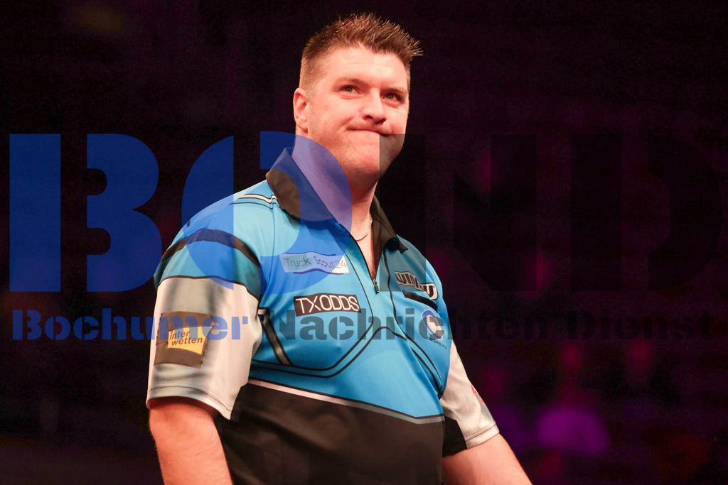  28.10.2023 - 
 | Sebastian Sendlak / Bochumer Nachrichtendienst (BOND) - PDC European Darts Championship: Achtelfinale - Realisiert mit Pictrs.com