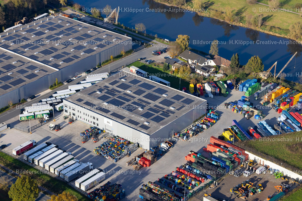 Luftbilder Bad Oeynhausen-5359 | Luftbildfotografie Luftbilder Bad Oeynhausen DGL Getränkelogistik - Realisiert mit Pictrs.com