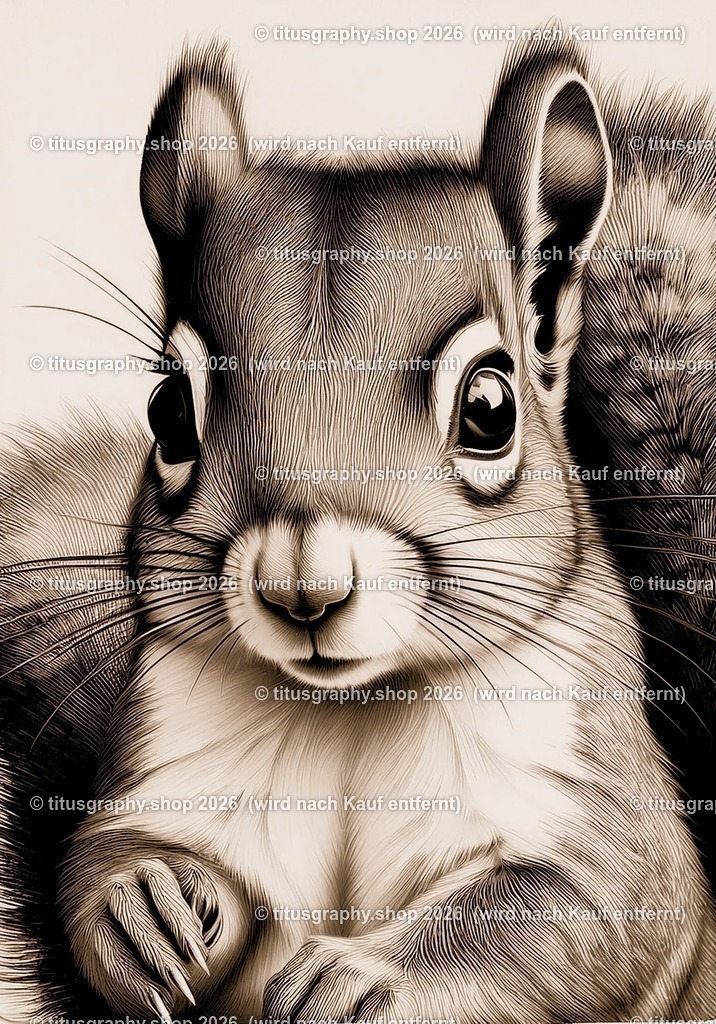 Eichhörnchen 002 Generated Image | titusgraphy-shop: Geschenkideen mit Qualitätsfotos. titusgraphy-shop: gift ideas with quality photos. titusgraphy-shop: idées cadeaux avec photos de qualité.  - Realisiert mit Pictrs.com