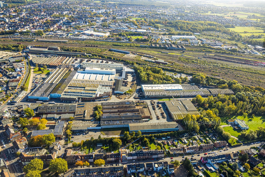 Hamm241007347 | Luftbild, Westfälische Drahtindustrie AG am Rangierbahnhof, Mitte, Hamm, Ruhrgebiet, Nordrhein-Westfalen, Deutschland