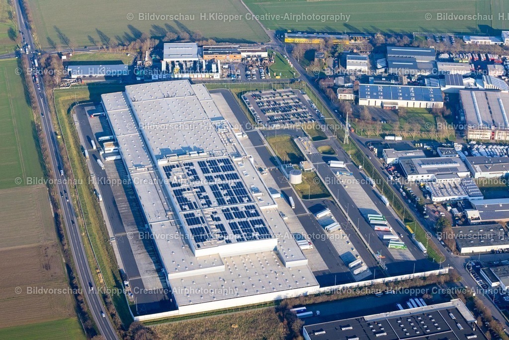 Luftbilder Grevenbroich-7762 | Luftbildfotografie Baustelle für einen Lagerhallen und Speditionsgebäude- Neubau " LIDL Logistikzentrum Grevenbroich II " an der Lilienthalstraße in Grevenbroich im Bundesland Nordrhein-Westfalen, Deutschland - Realisiert mit Pictrs.com