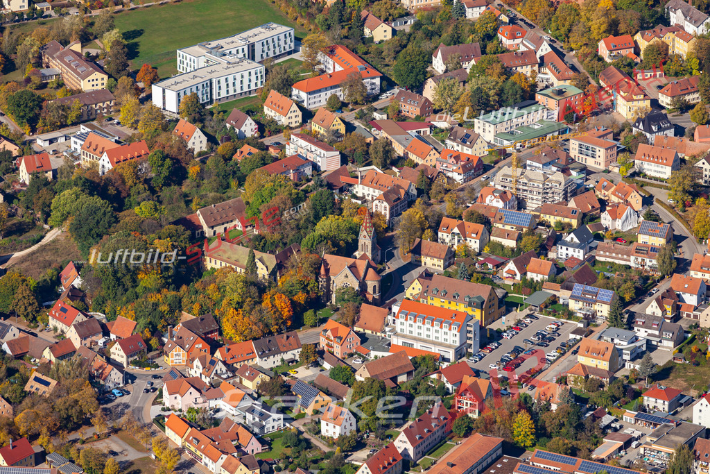 aktuelles Luftbild von  Neuendettelsau - Luftaufnahme wurde 2019 von https://frankenair.de mittels Flugzeug (keine Drohne) erstellt.