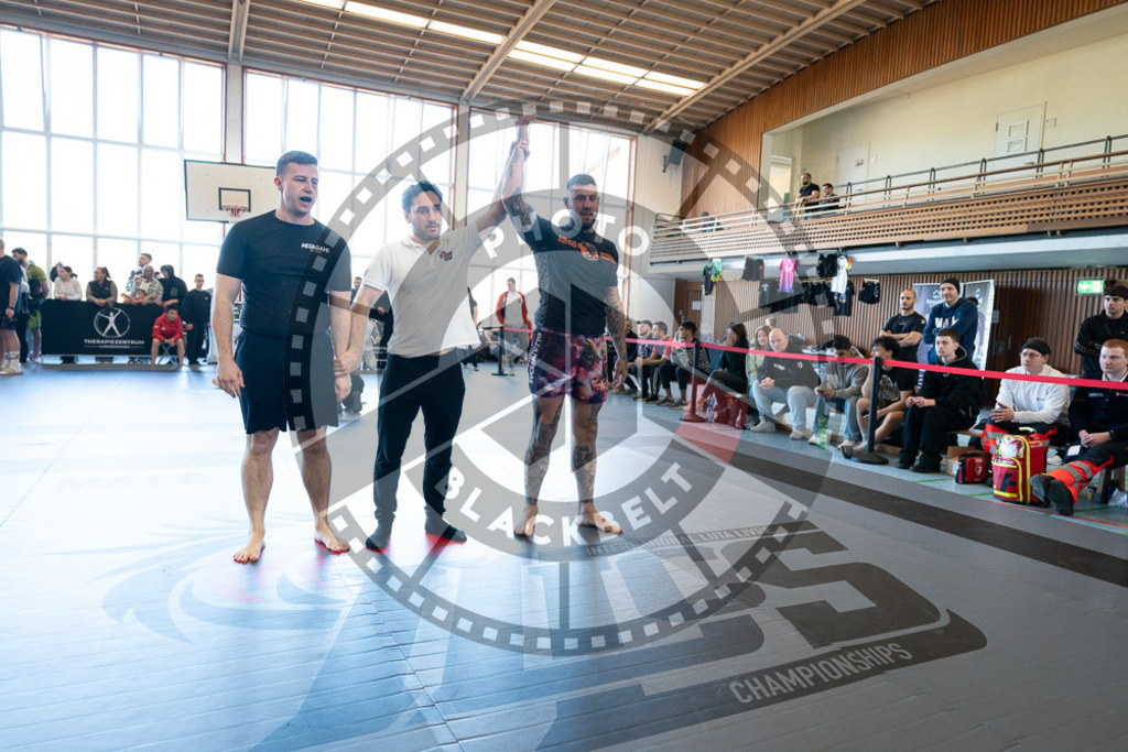 20250329PBB3740 | Fighters compete during the International Luta Livre (ILLCS) Germany IX Spring 2025 Competition spring on March 29, 2025 in Hannover, Germany.© Chiara Dazi