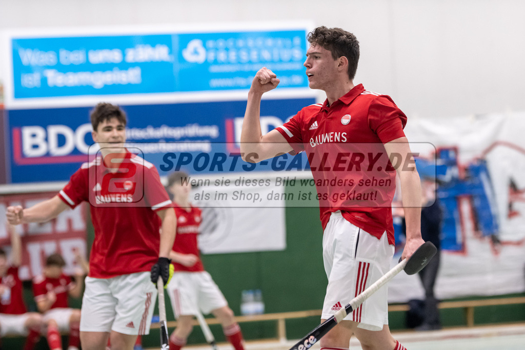 SFE_20230305_0062 | Deutsche Meisterschaft Männliche U16 Halle 2023 am 05.03.2023 in Köln (KTHC Stadion Rot-Weiss Köln Tennis and Hockey Club), Photo: Stephan Fehrmann 2022 (Sports-Gallery)
