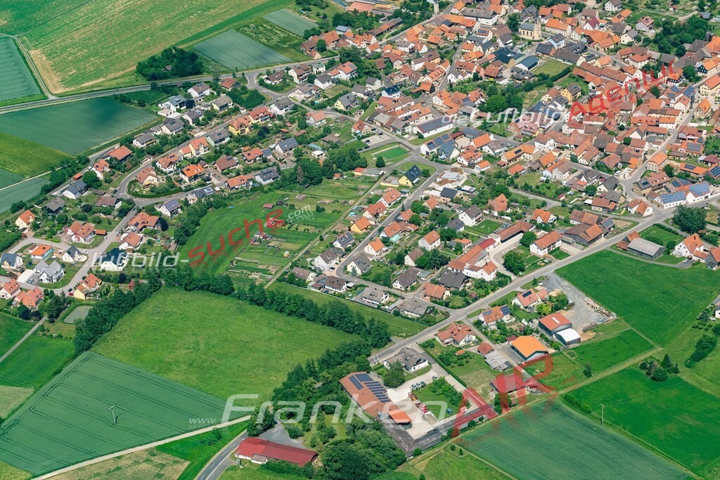 aktuelles Luftbild von  Aidhausen  - Luftaufnahme wurde 2019 von https://frankenair.de mittels Flugzeug (keine Drohne) erstellt.