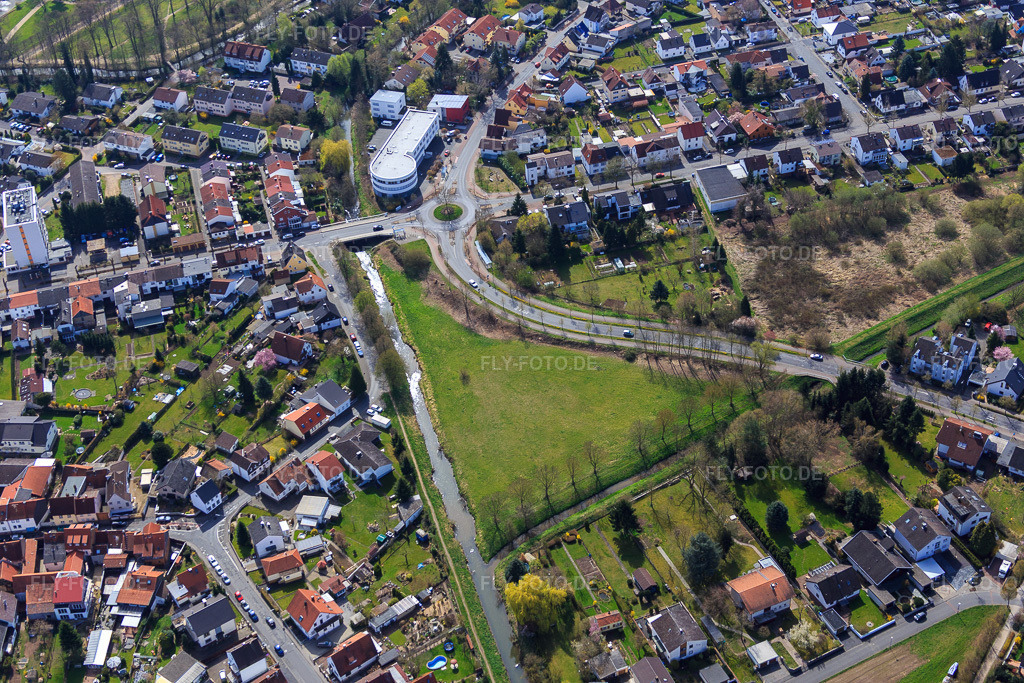 Luftbild: Steinweg in Dieburg im Bundesland Hessen in Deutschland. Foto: IMG_077315.jpg vom 12.04.2015 durch Werner Riehm/FLY-FOTO.de