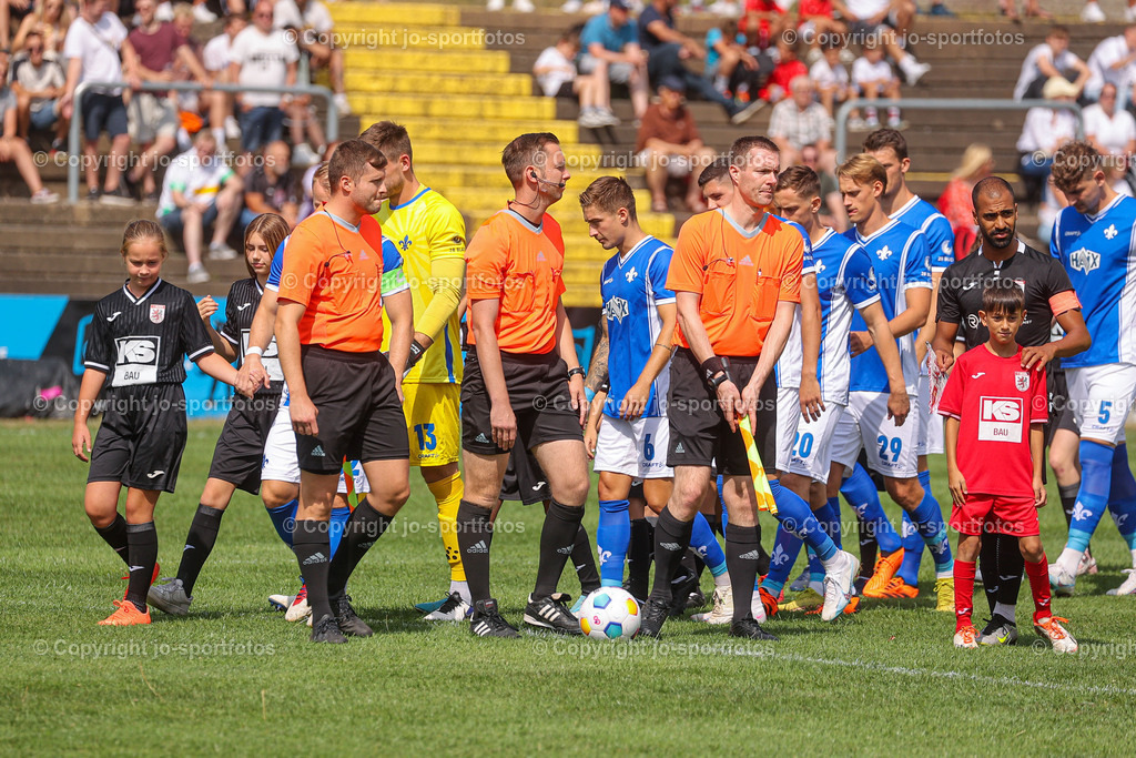 Giessen_Darmstadt (53) | 16.07.2023; Testspiel; Waldstadion Gießen; FC Gießen - SV Darmstadt 98; Ergebnis: 2:0 (0:0)