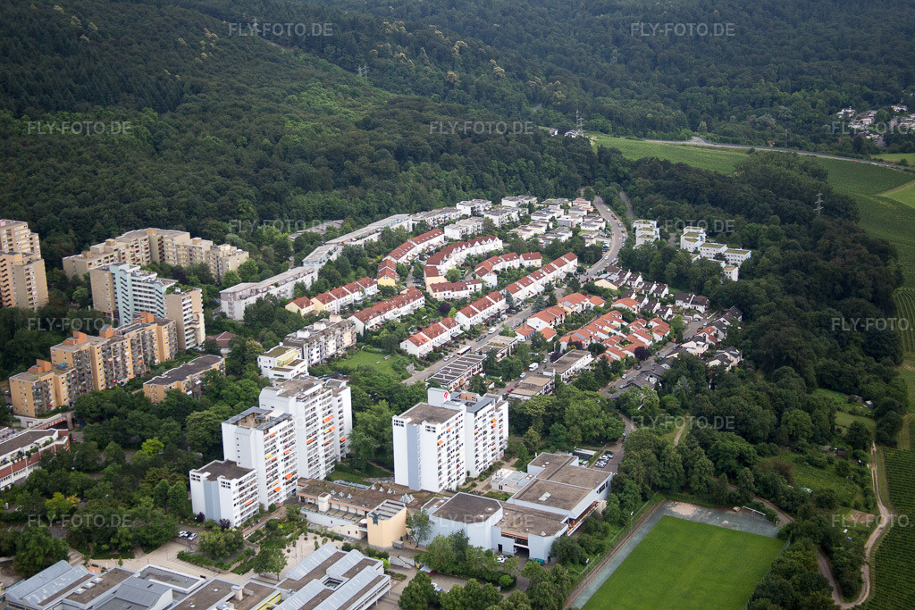 Luftbild: HD-Emmertsgrund im Ortsteil Emmertsgrund in Heidelberg im Bundesland Baden-Württemberg in Deutschland. Foto: IMG_090854.jpg vom 04.07.2016 durch Werner Riehm/FLY-FOTO.de