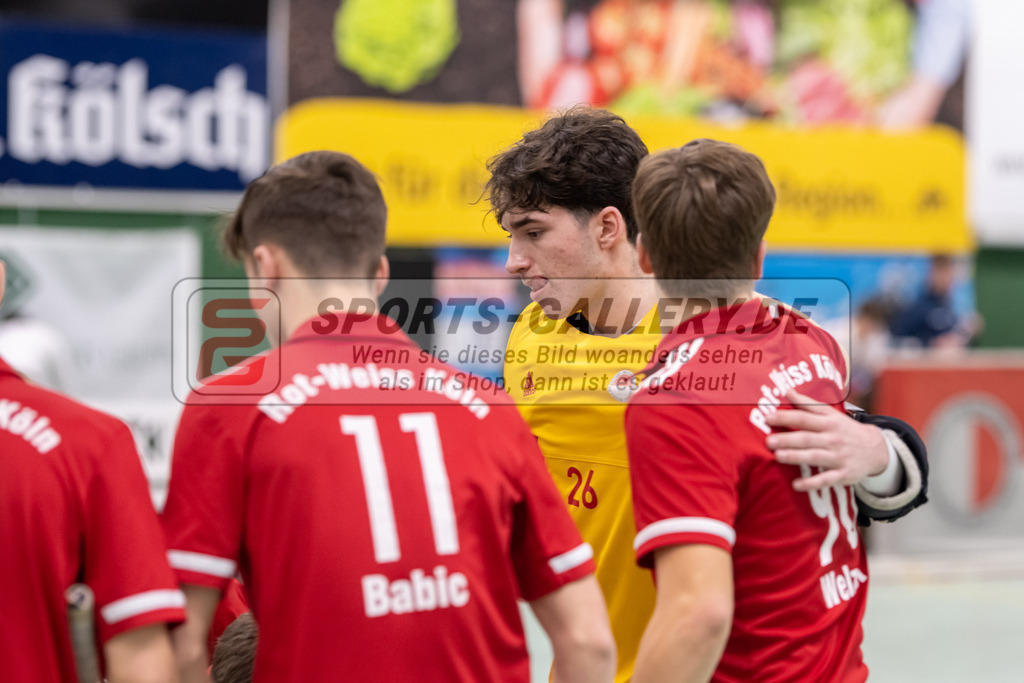 SFE_20230305_0005 | Deutsche Meisterschaft Männliche U16 Halle 2023 am 05.03.2023 in Köln (KTHC Stadion Rot-Weiss Köln Tennis and Hockey Club), Photo: Stephan Fehrmann 2022 (Sports-Gallery)