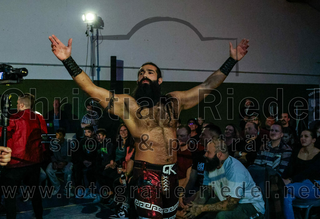 2023-11-11_083_Erding_Wrestlingshow | Erding, Deutschland, 11.11.2023:
Wrestling, Saison 2023, EWS Wrestling ERDING

Foto: Christian Riedel / fotografie-riedel.net