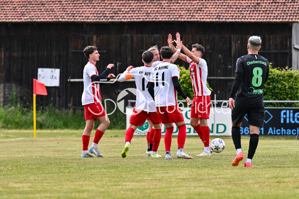 SC Oberbernbach - FC Affing | Jubel nach 0-1