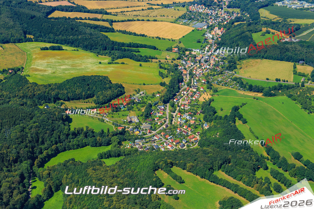 Luftbild von Lungwitz Kreischa - Luftaufnahme wurde 2016 von https://frankenair.de mittels Flugzeug (keine Drohne) erstellt - die Geschenkidee