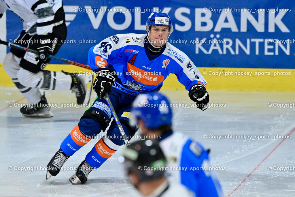 ESC Sparkasse Steindorf vs. LE Kings | #46 Maurer Julian ESC Steindorf, ESC Sparkasse Steindorf vs. LE Kings, ESC Sparkasse Steindorf vs. LE Kings am 01.11.2025 in Steindorf (Ossiachersee Halle), Austria, (Photo by Bernd Stefan)