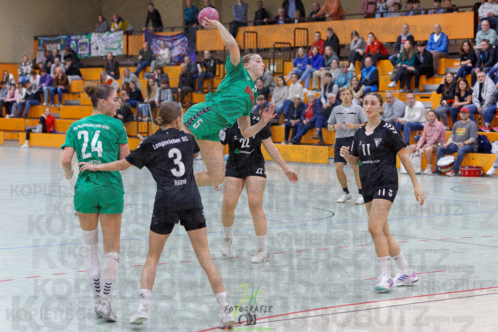 2024-10-19_315 | Jugendbundesliga B-Jugend weiblich; HSG Kleenheim/Langgöns - Longericher SC am 19.10.2024 in Oberkleen (Weidig-Halle) - Realisiert mit Pictrs.com
