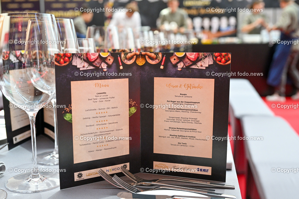Charity Kochen_ Lentia City_ 07.07.2023-2 | 07.07.2023, Linz, AUT, Charity Kochen, Lentia City, im Bild Speisekarte