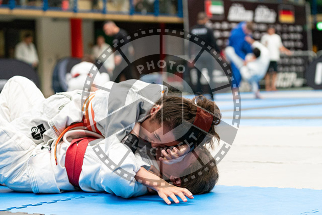 20230826PBB51698 | Fighters compete during the AJP INTLPRO BJJ and grappling competition in Hamburg, Germany, on August 26 2023.