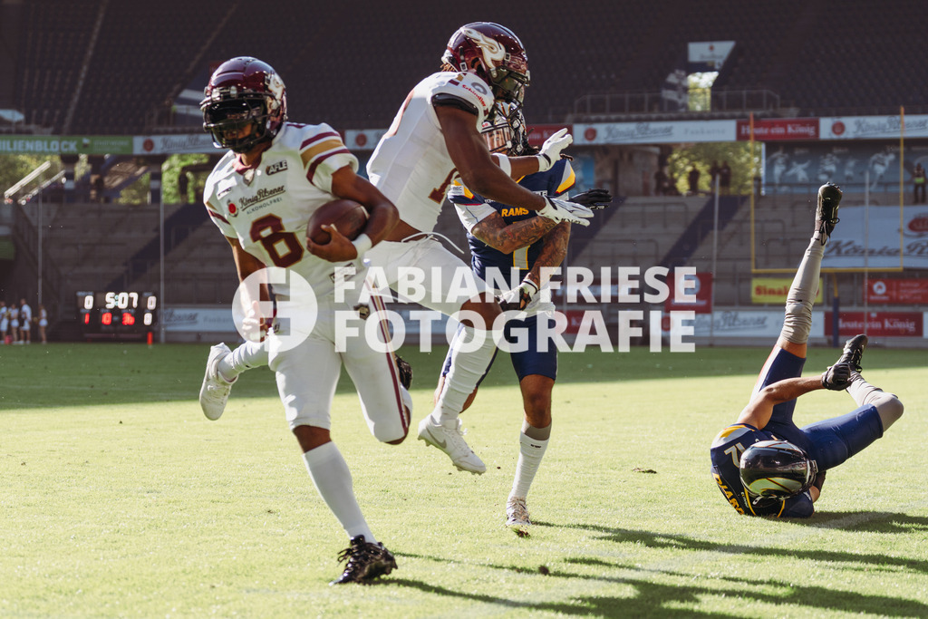 GER Rhein Fire vs. Alpine Rams, American Football, AFLE, Saison 2026, 01.08.2026 | GER Rhein Fire vs. Alpine Rams, American Football, AFLE, Saison 2026, 01.08.2026Foto: Eibner-Pressefoto/Fabian Friese - Realisiert mit Pictrs.com