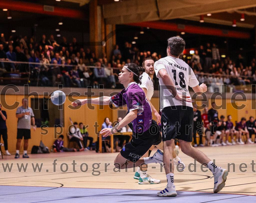 2025-02-15_076_SpVgg_Altenerding_gegen_SVW_Burghausen | Erding, Deutschland, 15.02.2025:Handball, Bezirksoberliga Männer 2024 / 2025, 16. Spieltag, SpVgg Altenerding gegen SVW Burghausen, Endergebnis: 32:31Foto: Christian Riedel / fotografie-riedel.net