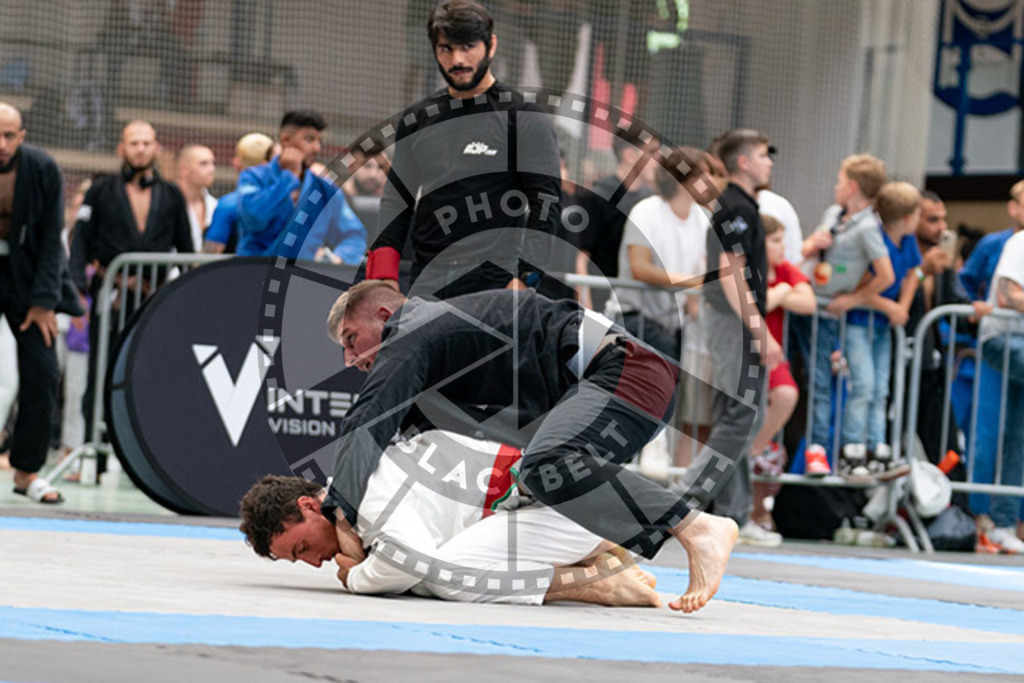 20230826PBB52762 | Fighters compete during the AJP INTLPRO BJJ and grappling competition in Hamburg, Germany, on August 26 2023.