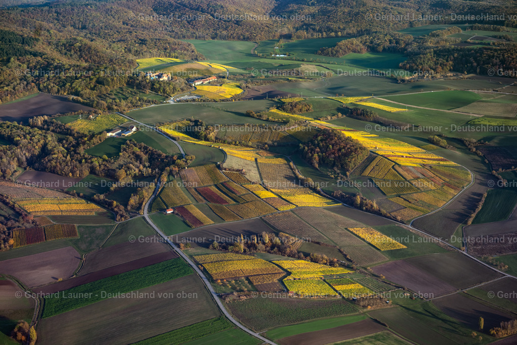 4042442 | Weinbergslandschaft an der Mainschleife bei Escherndorf und Nordheim