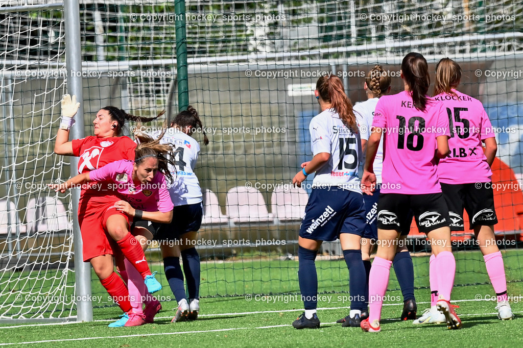 Liwodruck Carinthians Hornets vs. SV Weikersdorf 11.9.2022 | #1 Laura Kögler, #14 Nicole Dominique Gatternig, #14 Daniela Fazekas, #15 Sophia Schlager, #18 Laura Therese Kert, #15 Marie Sophie Klocker