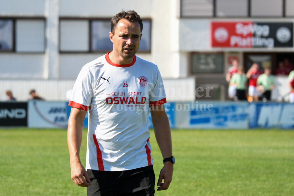 SpVgg Plattling : TSV Mauth I Testspiel 21.06.2025 I Bezirksliga West ( BzL Ndb. West) | Trainer Johannes Wittenzellner (SpVgg Plattling) - Realisiert mit Pictrs.com