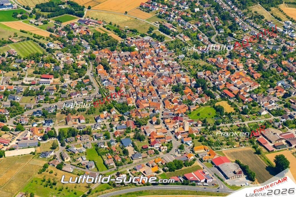 Das Luftbild zeigt :  Remlingen - Die Luftaufnahme wurde 2023 vom UL-Flugzeug aus erstellt ( keine Drohne ) - Hochauflösende Luftaufnahme - Für grossformatige Ausdrucke geeignet. Die Geschenkidee !Mit Lizenz und Bildrechte bestellbar