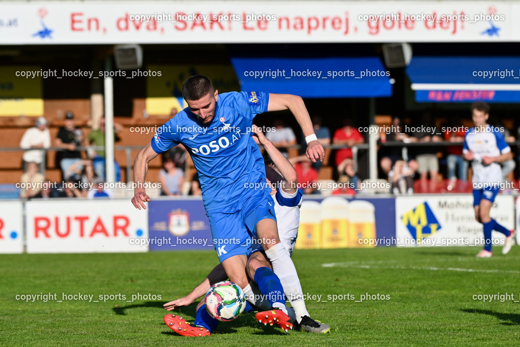 SAK vs. SK Treibach | #7 Hrvoie Jakovljevic SAK, SAK vs. SK Treibach, SAK vs. SK Treibach am 29.05.2024 in Klagenfurt (Sportpark Welzenegg), Austria, (Photo by Bernd Stefan)