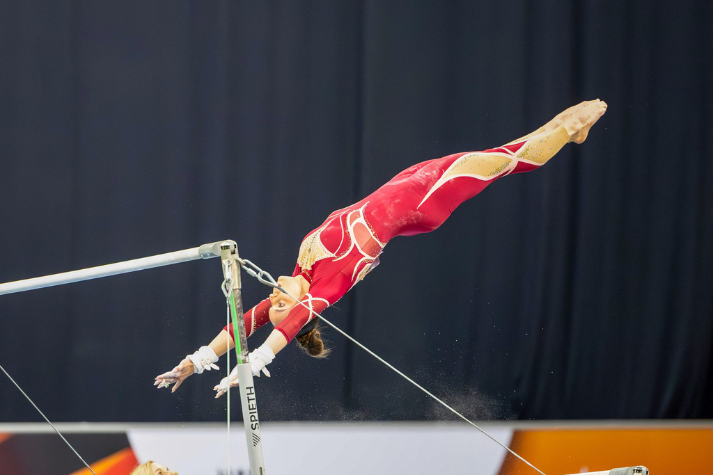 DM Finals 2026; Deutsche Meisterschaft im Gerätturnen 2026, Mehrkampf Frauen | DM Finals 2026; Deutsche Meisterschaft im Gerätturnen 2026, Mehrkampf Frauen***Pauline Schäfer-Betz am Stufenbarren - Realisiert mit Pictrs.com