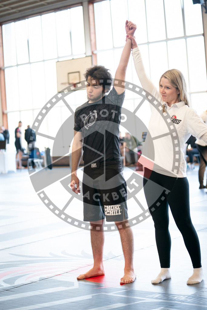 20240309PBB7371 | Fighters compete during the International Luta Livre (ILLCS) Spring Championship in Hannover, Germany, on March 9, 2024.