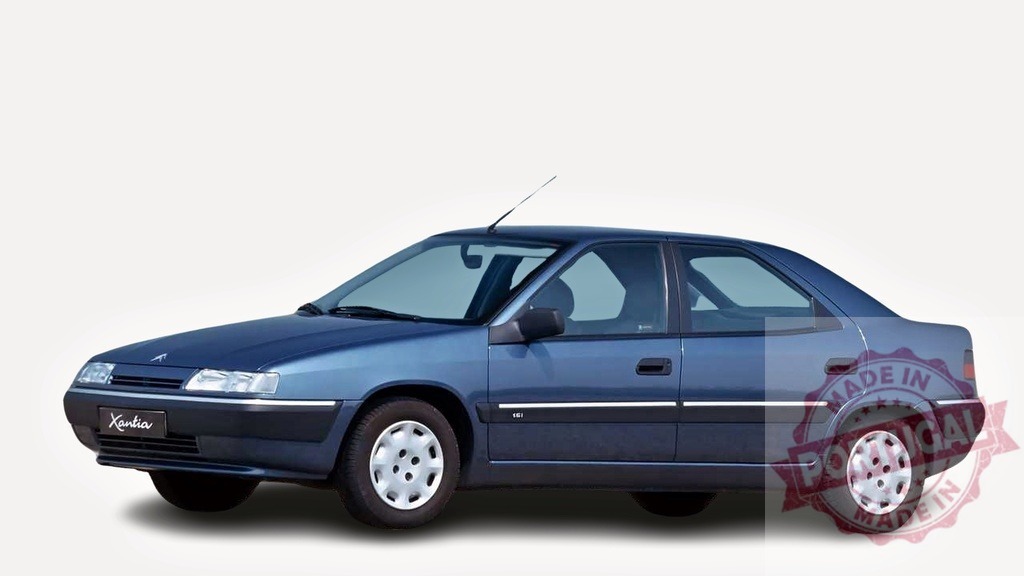 Citroën Xantia showcasing its elegant design in a studio setting | Citroën Xantia exudes style and sophistication, captured in a professional studio environment - Realized with Pictrs.com
