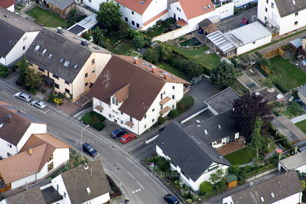Luftbild: Robert-Kochstr in Kandel im Bundesland Rheinland-Pfalz in Deutschland. Foto: IMG_7664.jpg vom 02.09.2007 durch Werner Riehm/FLY-FOTO.de