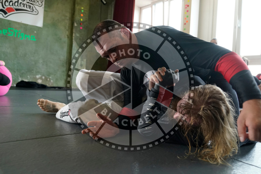 20240413PBB5233 | Fighters compete during the Grapplethon 24hours of rolling for a reason in Hamburg, Germany, on April 13, 2024.