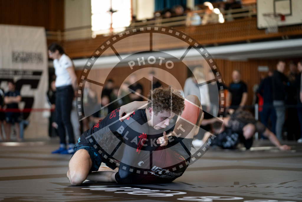 20240309PBB6102 | Fighters compete during the International Luta Livre (ILLCS) Spring Championship in Hannover, Germany, on March 9, 2024.
