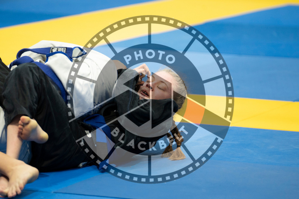 20240119PBB2050 | Fighters compete during the IBJJF European Championship in Paris, France, on January 19, 2024.
