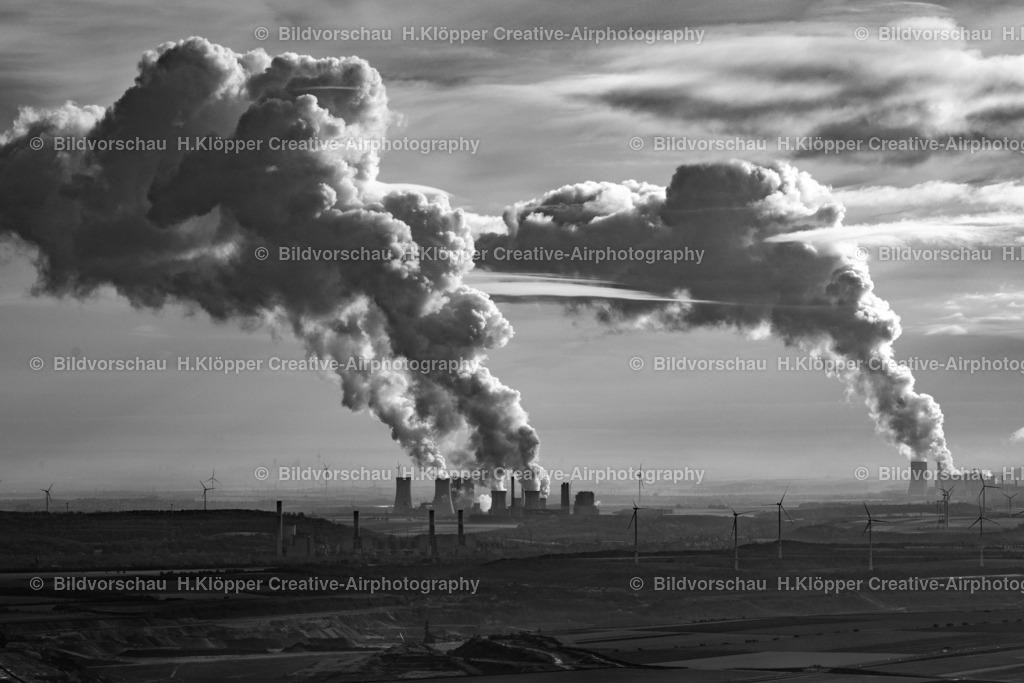 Luftbild Tagebau Garzweiler  439A6501 | Luftbild Tagebau Garzweiler Kraftwerke - Realisiert mit Pictrs.com