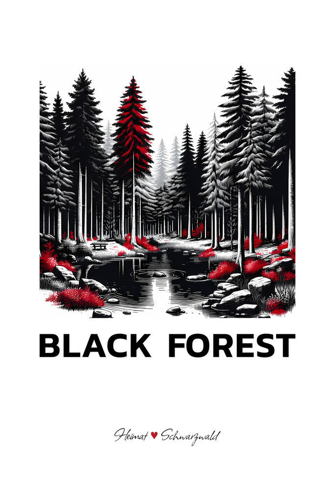 RED-BLACK-FOREST_Motiv-20 | Bilder-Onlineshop für Heimatbilder vom Schwarzwald und Oberrhein. Galeriebilder auf Acrylglas, Alu-Dibond, Leinwand und Poster online bestellen. Der Schwarzwald als Wandbild für Ihr Zuhause! | Art, Kunst, Wandbilder, Black Forest, Deko - Realisiert mit Pictrs.com