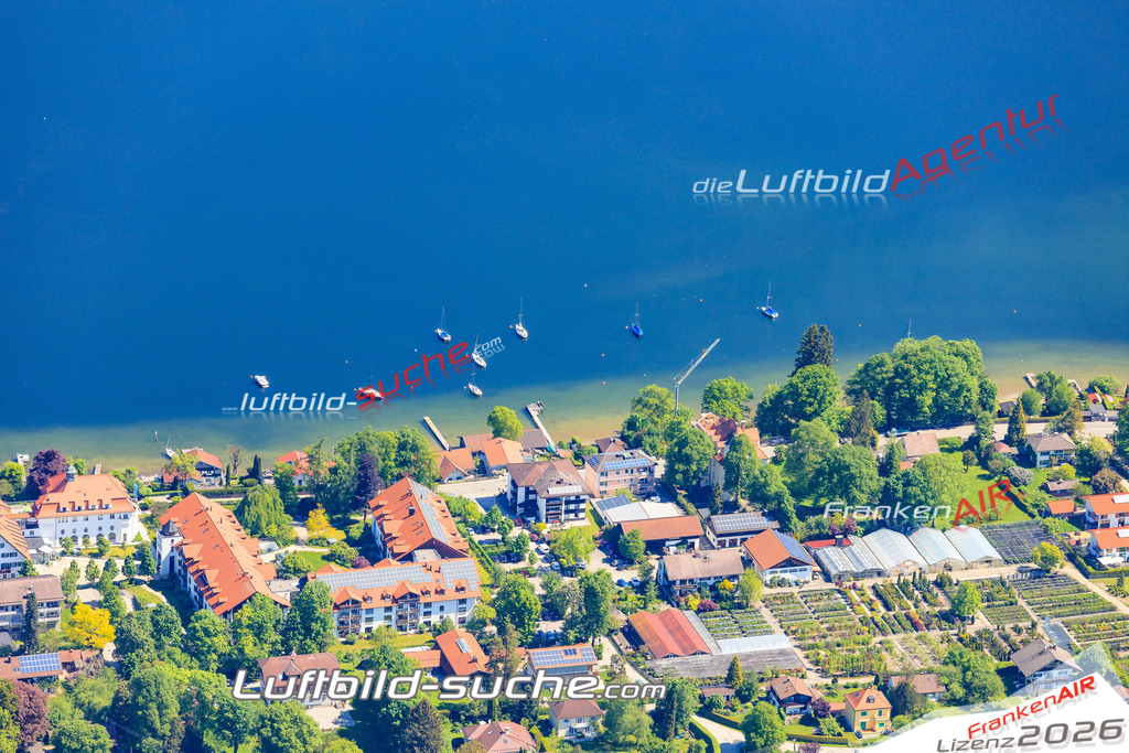 Luftbild von  Seeshaupt - Luftaufnahme wurde 2015 von https://frankenair.de mittels Flugzeug (keine Drohne) erstellt - die Geschenkidee