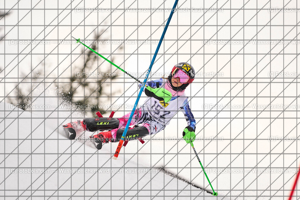 ALP4532_KinderCup-SL_STMK_Strallegg_Woelfl Emelie | Raiffeisen KINDERCUP Alpin, SLALOM auf der JogllandStreif in Strallegg am So 23. Februar 2025. Veranstaller: Steirischer Skiverband (5000). Skiunion Strallegg (5197).