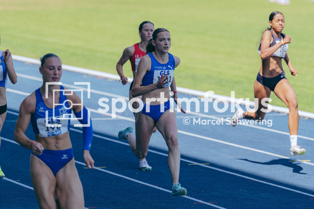 Deutsche Meisterschaften U20 / U16 2026 | Maja Tröster, TV Wattenscheid 01, 1681, 100-Meter-Lauf, Deutsche Meisterschaften der U20 &amp; U16 2026, Lohrheidestadion Bochum-Wattenscheid, 11.07.2026. Foto: Marcel Schwering / sportimfokus - Realisiert mit Pictrs.com