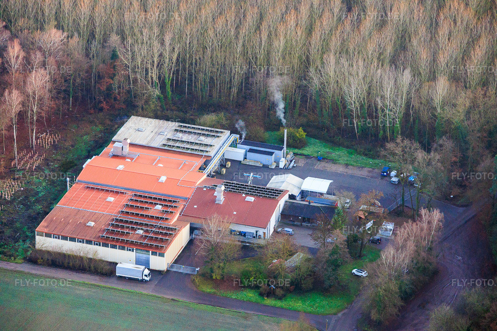 Luftbild: Kindertagesstätte Am Niederteich in Herxheim bei Landau im Bundesland Rheinland-Pfalz in Deutschland. Foto: IMG_152134.jpg vom 12.12.2025 durch Werner Riehm/FLY-FOTO.deOG Herxheim | OG Herxheim