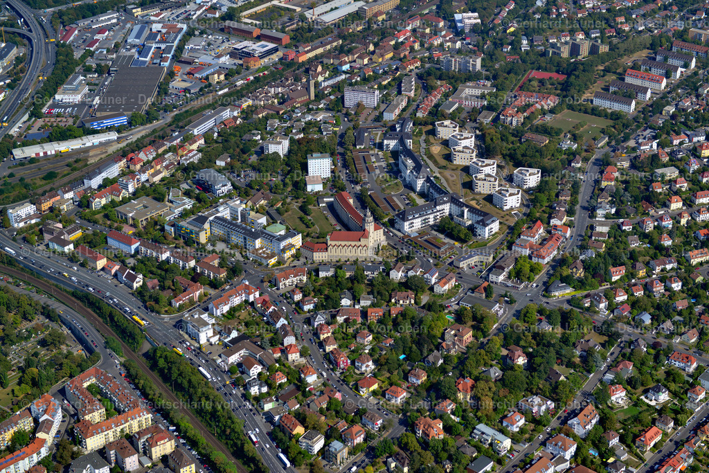 3650720 | FRAUENLAND 13.09.2016 Stadtansicht des Innenstadtbereiches  in Frauenland im Bundesland Bayern, Deutschland // City view on down town  in Frauenland in the state Bavaria, Germany Foto: Gerhard Launer
