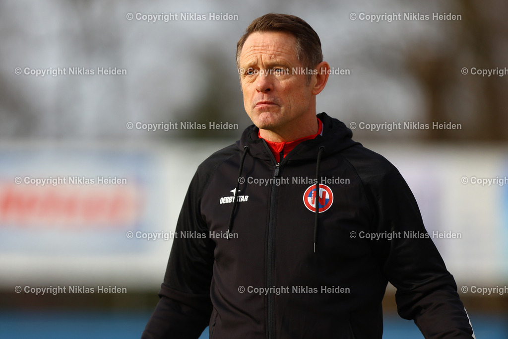 NH_FCEiintrachtNorderstedt_FCStPauliU23_RegionalligaNord_08032026 | Jörn Großkopf (Trainer, FC Eintracht Norderstedt)Fußball I Herren I Regionalliga Nord I Saison 2025-2026 I 25. Spieltag I FC Eintracht Norderstedt - FC St. Pauli I 08.03.2026 I Edmund-Plambeck-Stadion
