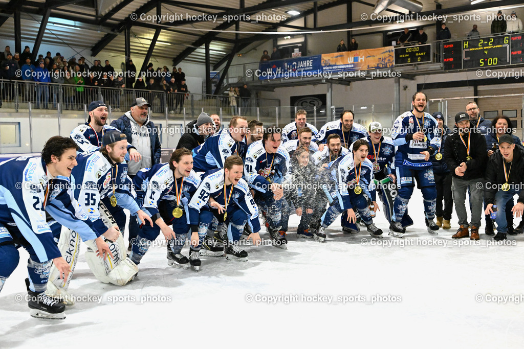 ESC Steindorf vs. EHC Althofen 8.3.2024 | ESC Steindorf vs. EHC Althofen 8.3.2024, ESC Steindorf vs. EHC Althofen Meisterfeier am 08.03.2024 in Steindorf (Ossiachersee Halle), Austria, (Photo by Bernd Stefan)