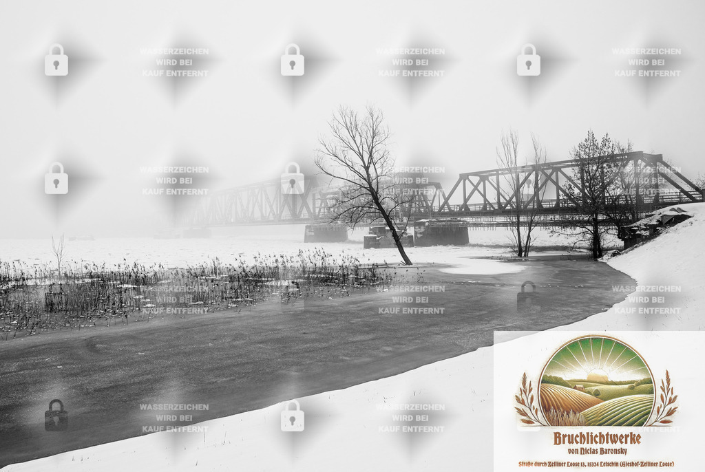 Winterbrücke | Professioneller Fotograf mit 10 Jahren Erfahrung. Landschafts- und Hochzeitsfotografie im Oderbruch. Workshops und beeindruckende Bilder für besondere Momente.